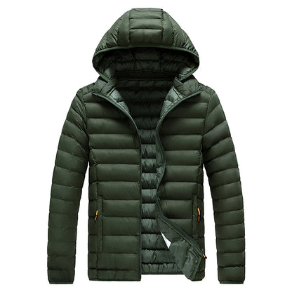 Herren Winterparka – Wasserdicht, Warm, Mit Abnehmbarer Kapuze, Lässige Outdoor-Jacke für Herbst & Winter Parka 94.99 Extra, Größen, Parka, Step JLR Design