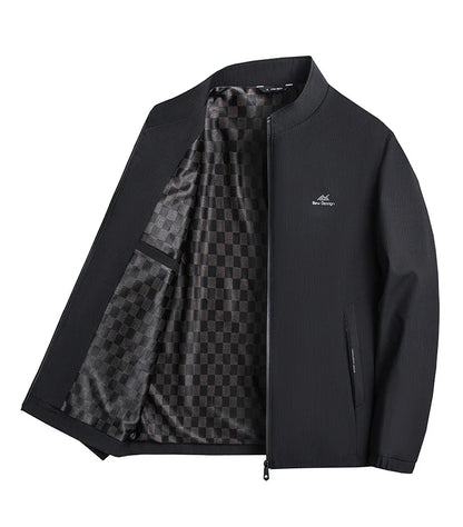 Herrenjacke mit Stehkragen – Lässiger Business-Look Jacke JLR Design
