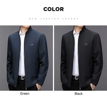 Herrenjacke mit Stehkragen – Lässiger Business-Look Jacke JLR Design