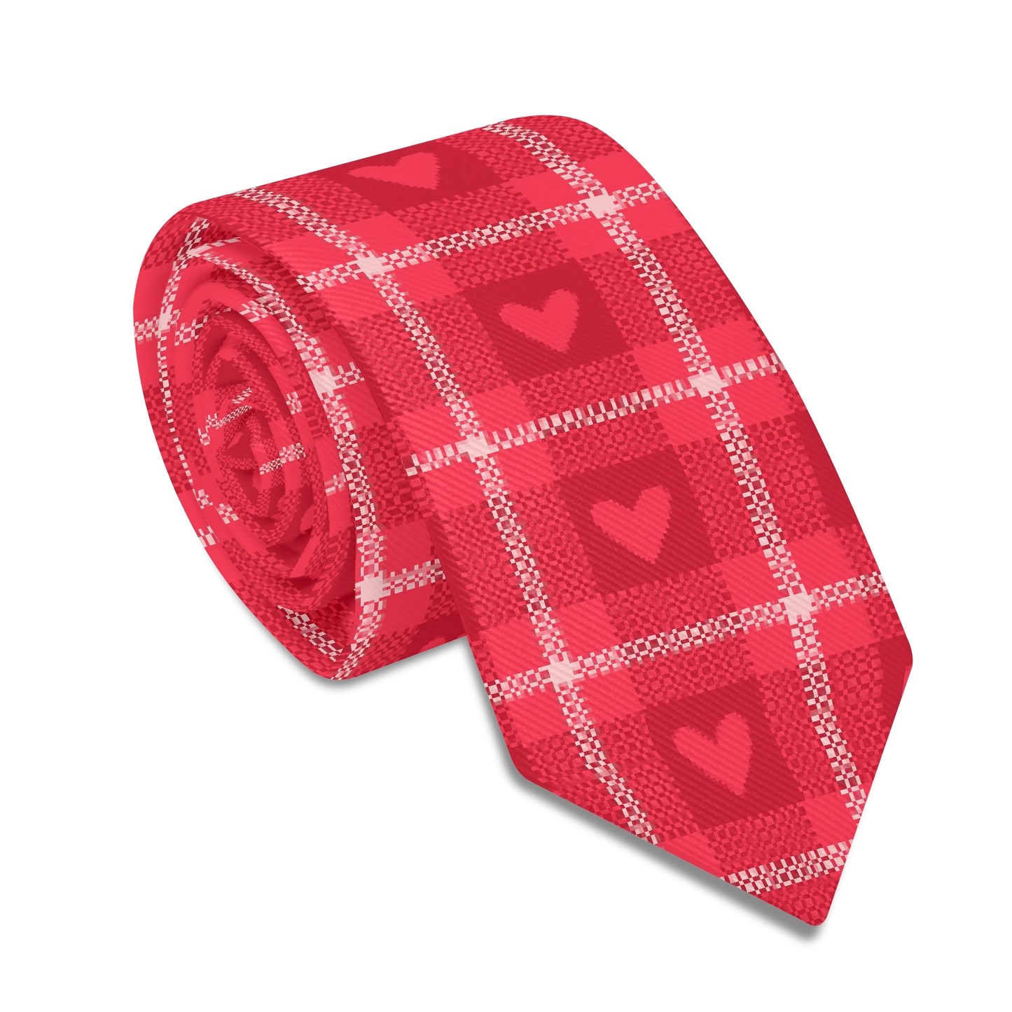 Herzchen im Strickmuster Krawatte Krawatte JLR Design