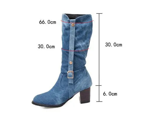high-heel-stiefel-im-denim-look-stiefel-jlr-design-14210 - JLR Design