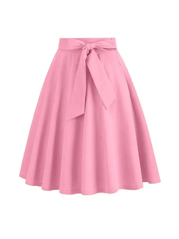 summer-midi-long-skirt-mit-schleife-midi-rock-jlr-design-92152 - JLR Design