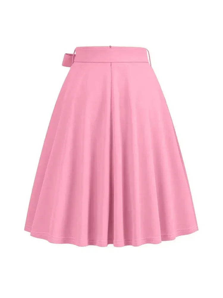 summer-midi-long-skirt-mit-schleife-midi-rock-jlr-design-85429 - JLR Design