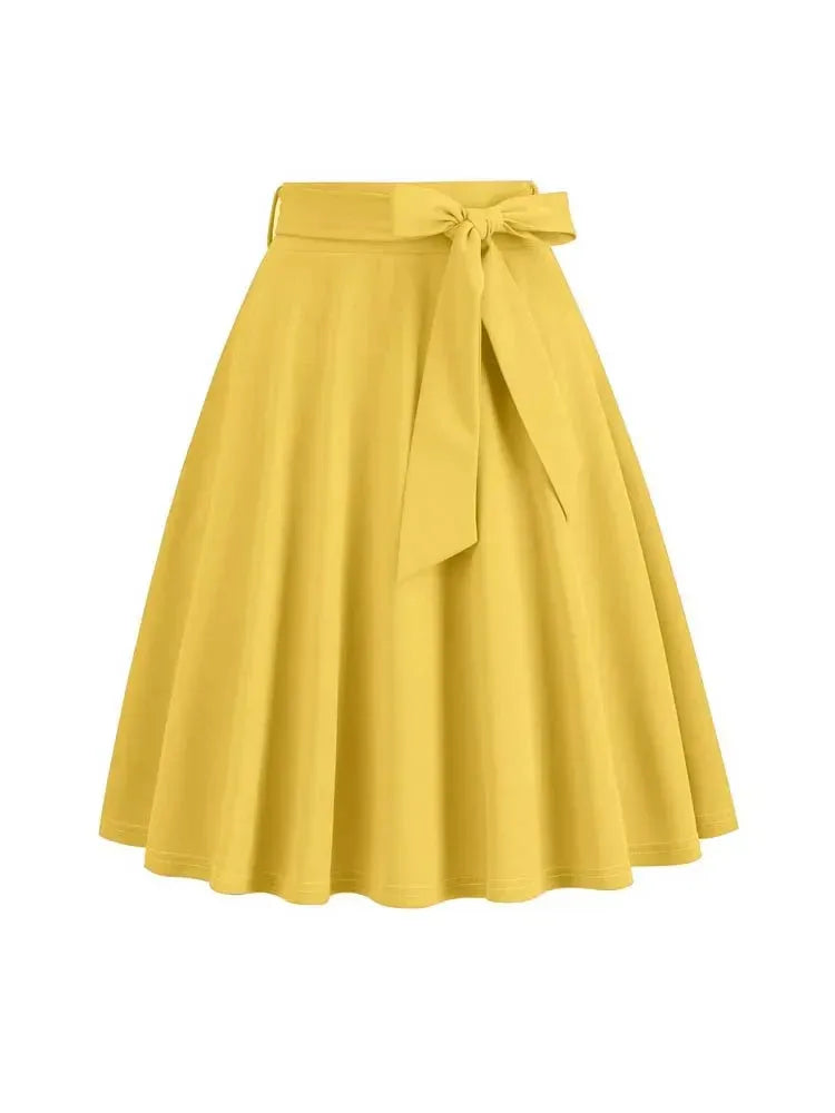 summer-midi-long-skirt-mit-schleife-midi-rock-jlr-design-88068 - JLR Design