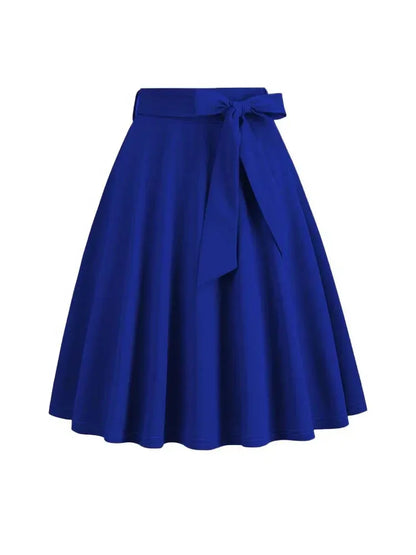 summer-midi-long-skirt-mit-schleife-midi-rock-jlr-design-85420 - JLR Design