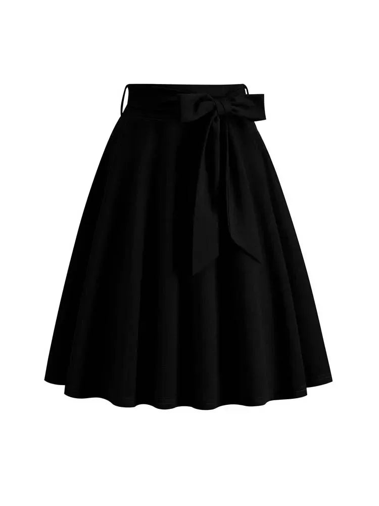 summer-midi-long-skirt-mit-schleife-midi-rock-jlr-design-64071 - JLR Design