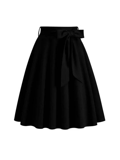 summer-midi-long-skirt-mit-schleife-midi-rock-jlr-design-64071 - JLR Design