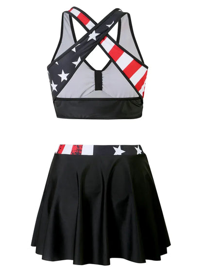 high-waist-bikini-skirt-skater-rock-jlr-design-69366 - JLR Design