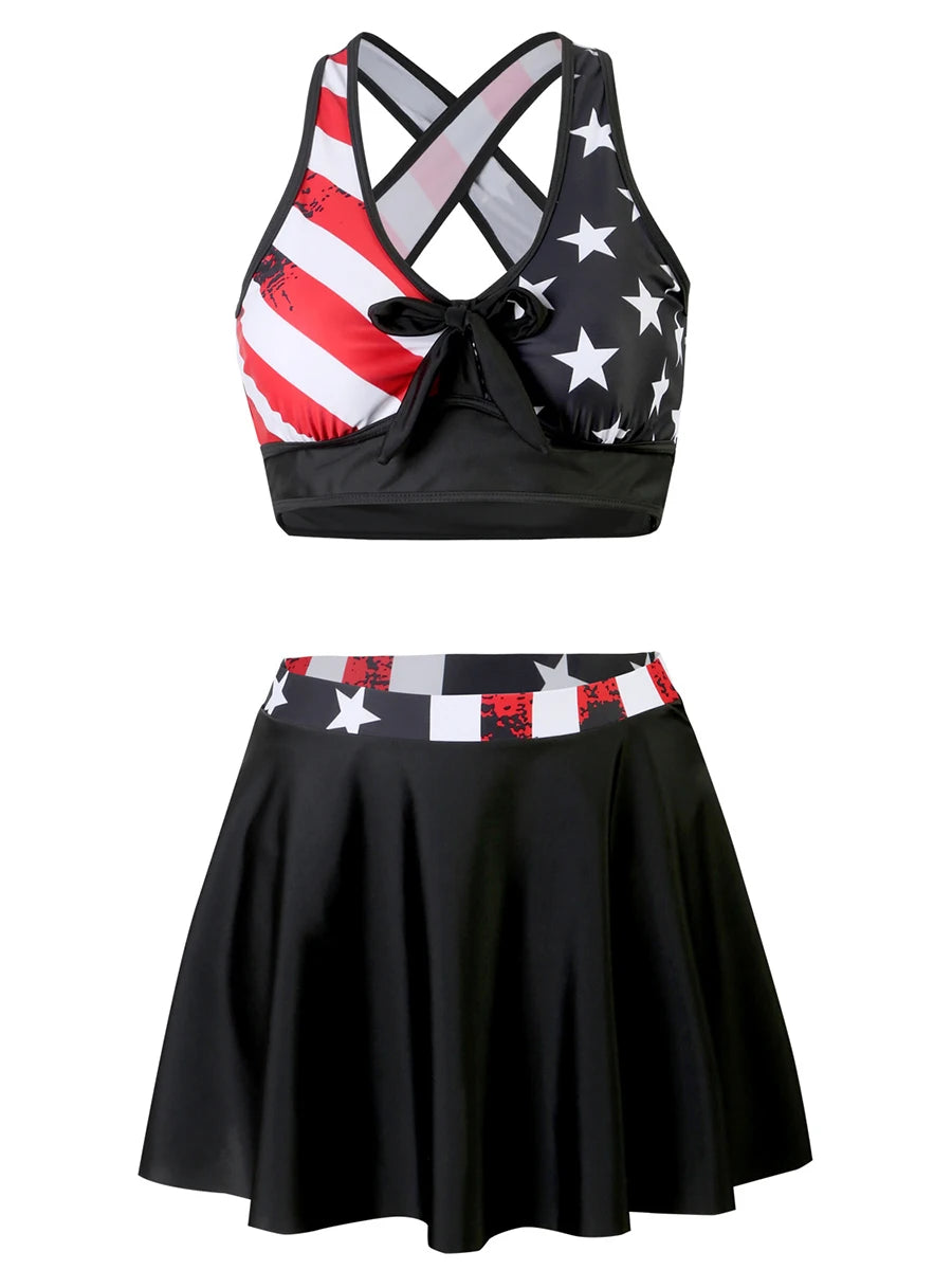 High Waist Bikini Skirt Skater Rock JLR Design