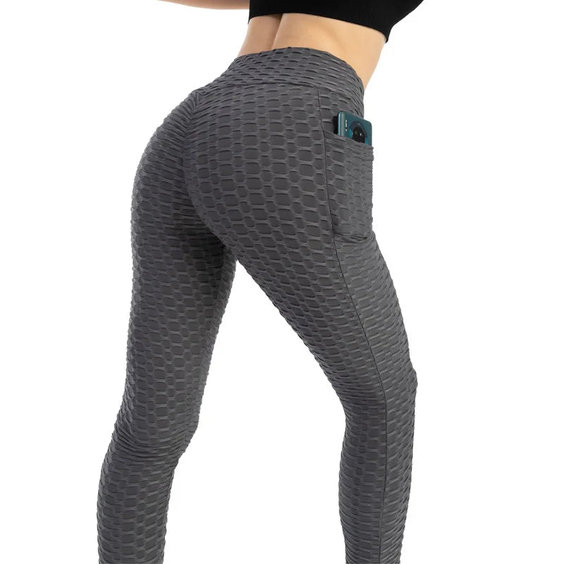 High-Waist Leggings mit Waben-Design Leggings 54.99 Damen, Design, Leggings, Waben JLR Design