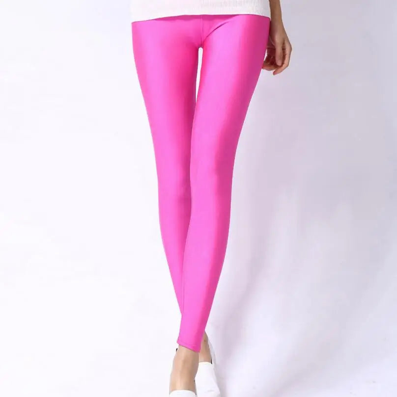 High Waist Neon Leggings für Damen Leggings JLR Design