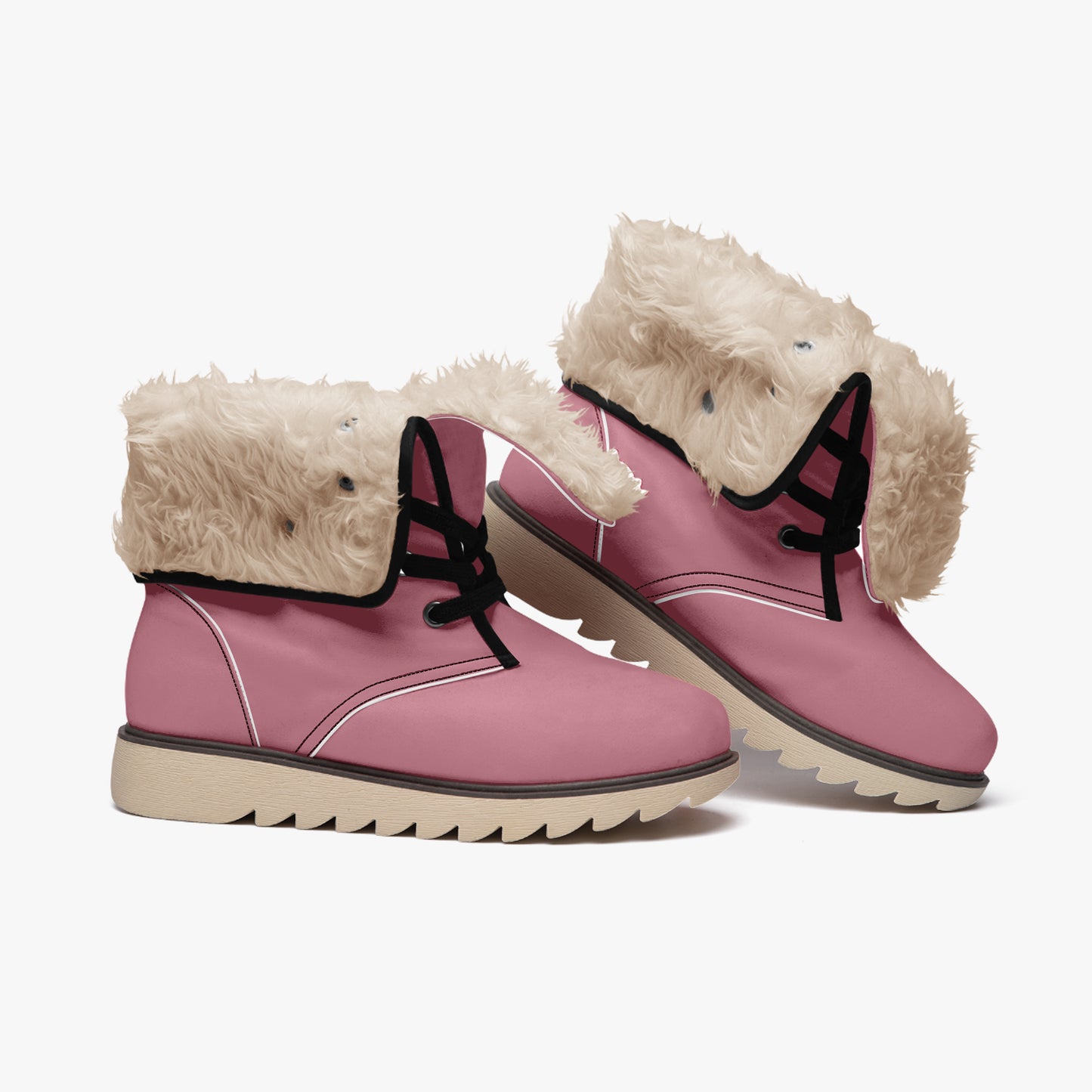 Hippie Pink Chic Boots mit Plüschfutter Boots JLR Design