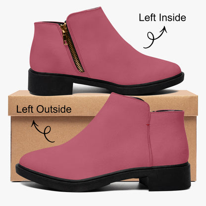 Hippie Pink elegante Reißverschluss-Stiefeletten Stiefeletten JLR Design