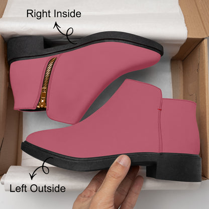 Hippie Pink elegante Reißverschluss-Stiefeletten Stiefeletten JLR Design