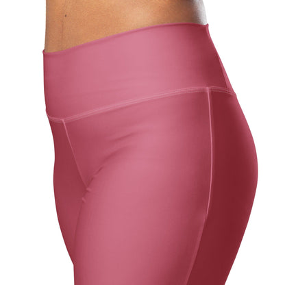 Hippie Pink High Waist Flare Leggings Flare Leggings 59.99 Flare, High, Hippie, Leggings, Pink, Waist JLR Design