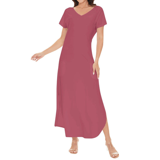 Hippie Pink kurzärmliges drapiertes Kleid drapiertes Kleid 54.99 drapiert, Hippie, kleid, kurzärmlig, Pink JLR Design