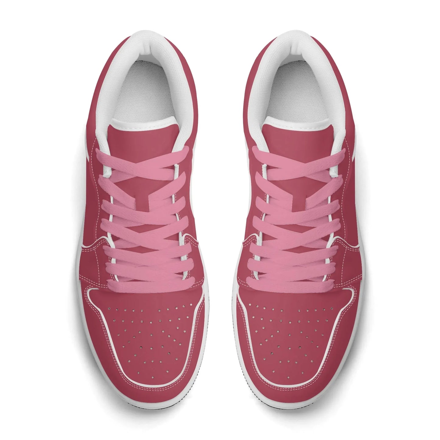 hippie-pink-low-top-leder-sneaker-fur-damen-sneaker-jlr-design-78049 - JLR Design