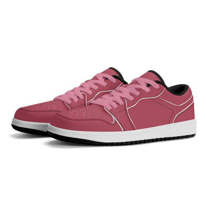 hippie-pink-low-top-leder-sneaker-fur-damen-sneaker-jlr-design-14526 - JLR Design