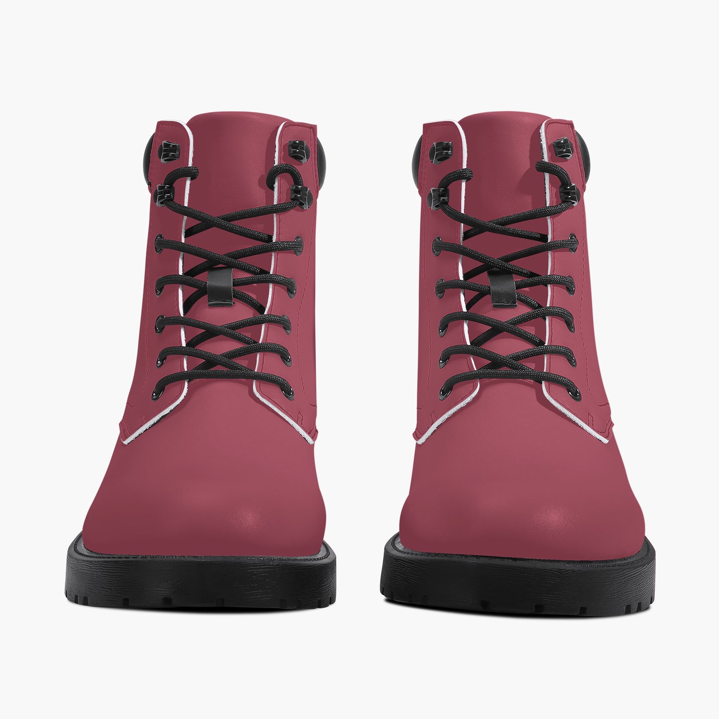 Hippie Pinke Leder Boots | Stylische und Warme Winterstiefel Boots JLR Design
