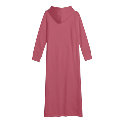 hippie-pinkes-bequemes-leichtes-hoodie-kleid-hoodiekleid-jlr-design-72853 - JLR Design