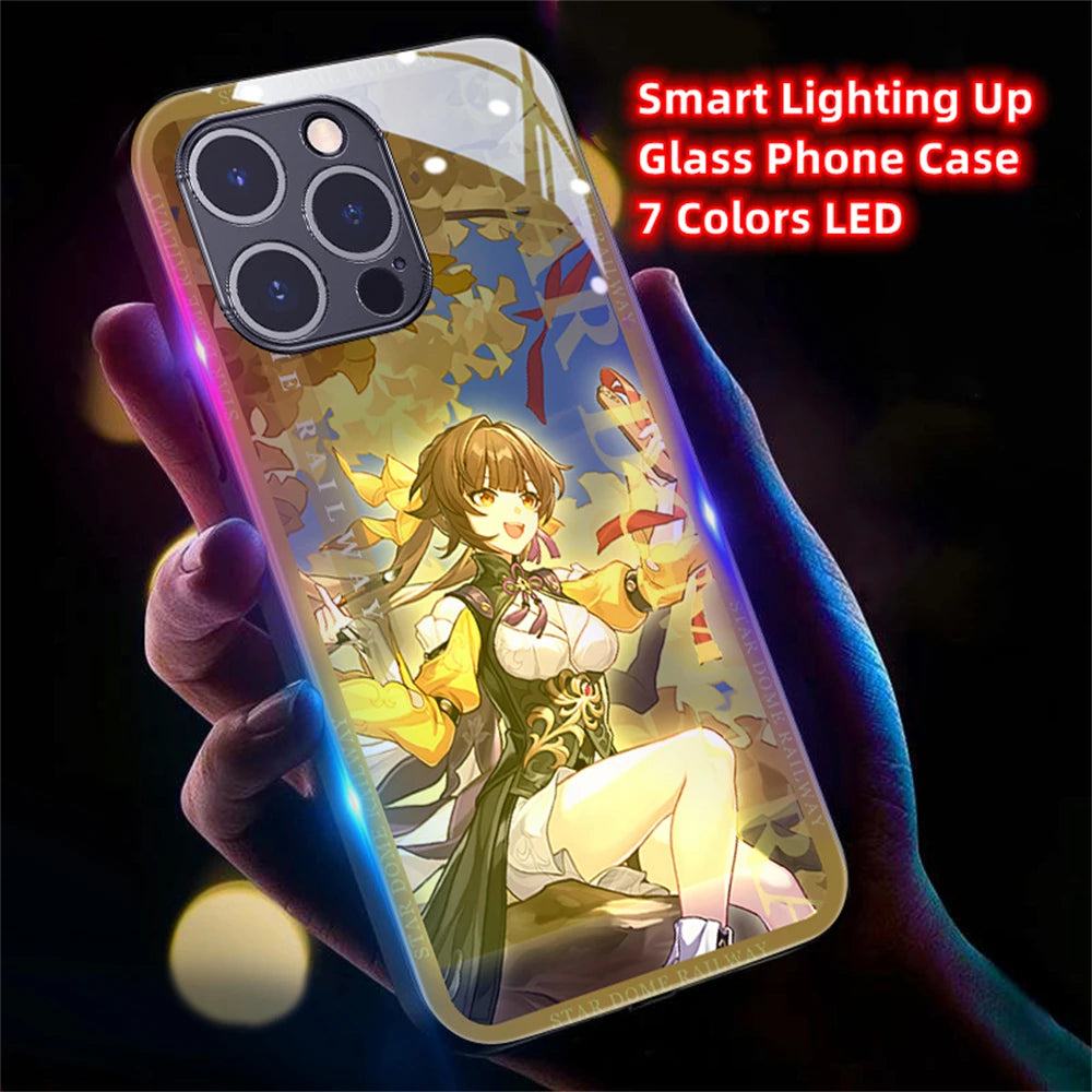 Honkai Star Rail Charakter LED Hülle für Iphone 13/14/15/Plus/Pro/Max Phone Case 43.99 Apple, Cover, Honkay, LED, Rail, Star JLR Design