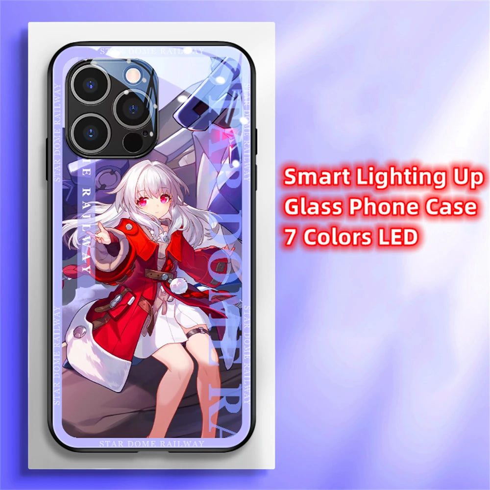 Honkai Star Rail Charakter LED Hülle für Iphone 13/14/15/Plus/Pro/Max Phone Case 43.99 Apple, Cover, Honkay, LED, Rail, Star JLR Design