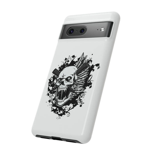 google-pixel-impaled-skull-cover-phone-case-jlr-design-70408 - JLR Design