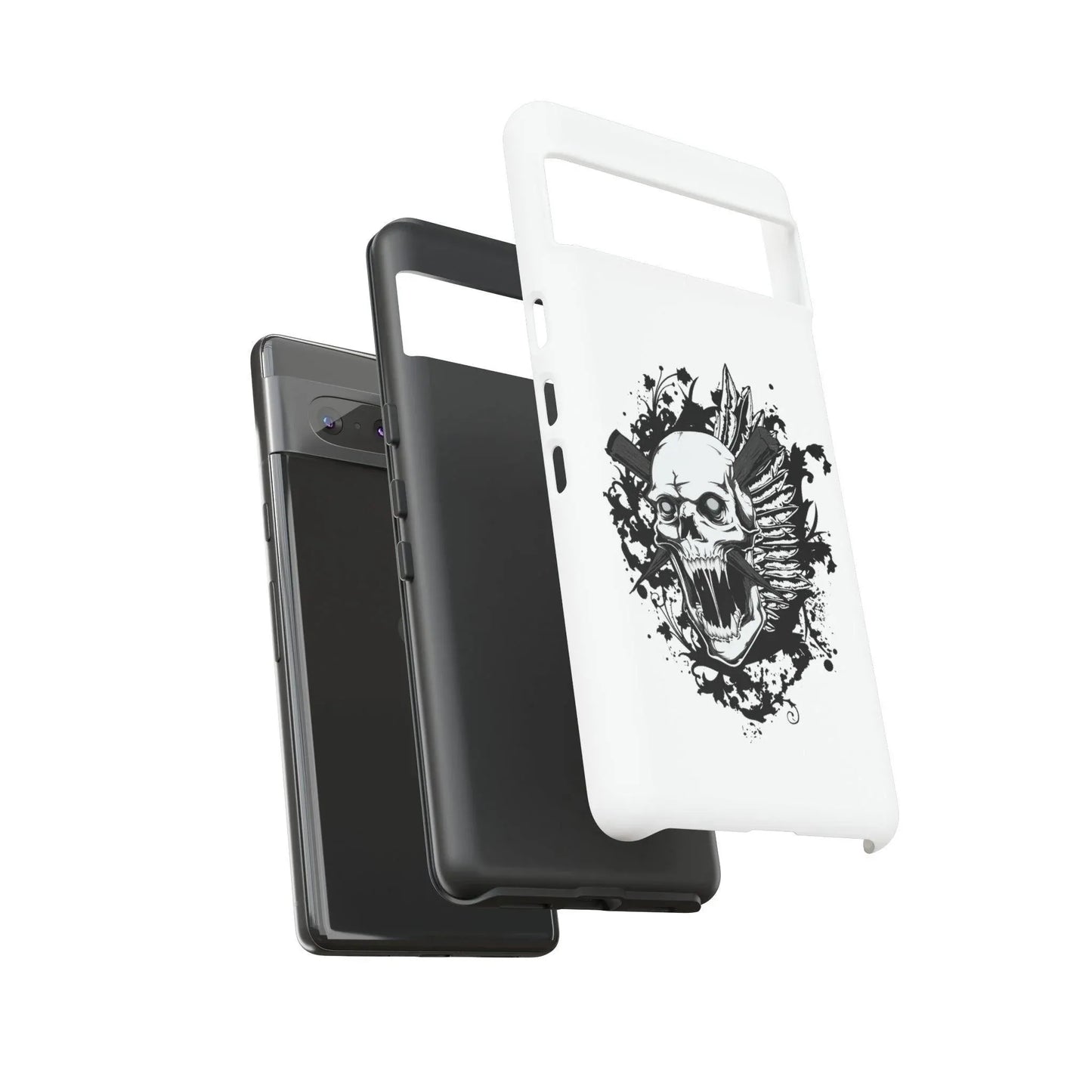 google-pixel-impaled-skull-cover-phone-case-jlr-design-69280 - JLR Design