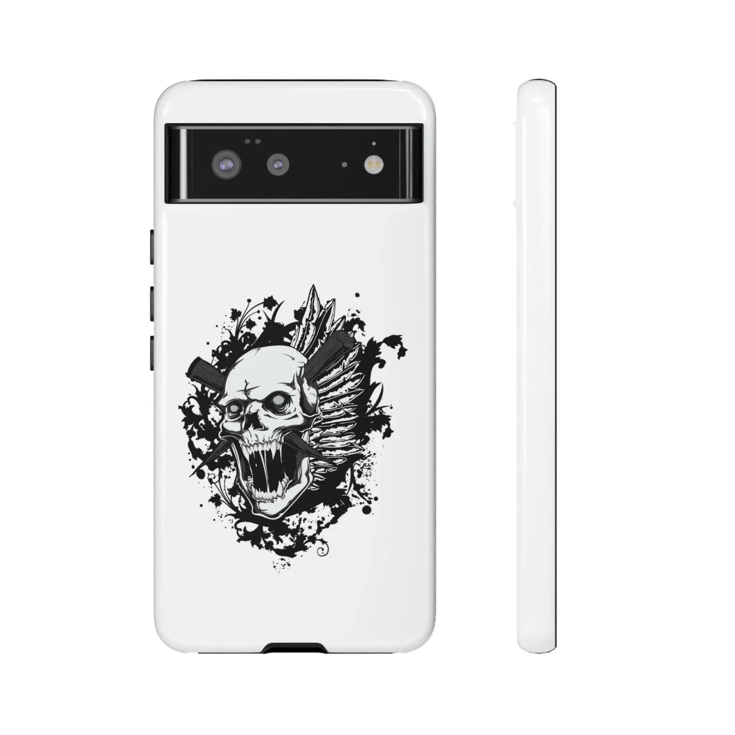 google-pixel-impaled-skull-cover-phone-case-jlr-design-92123 - JLR Design