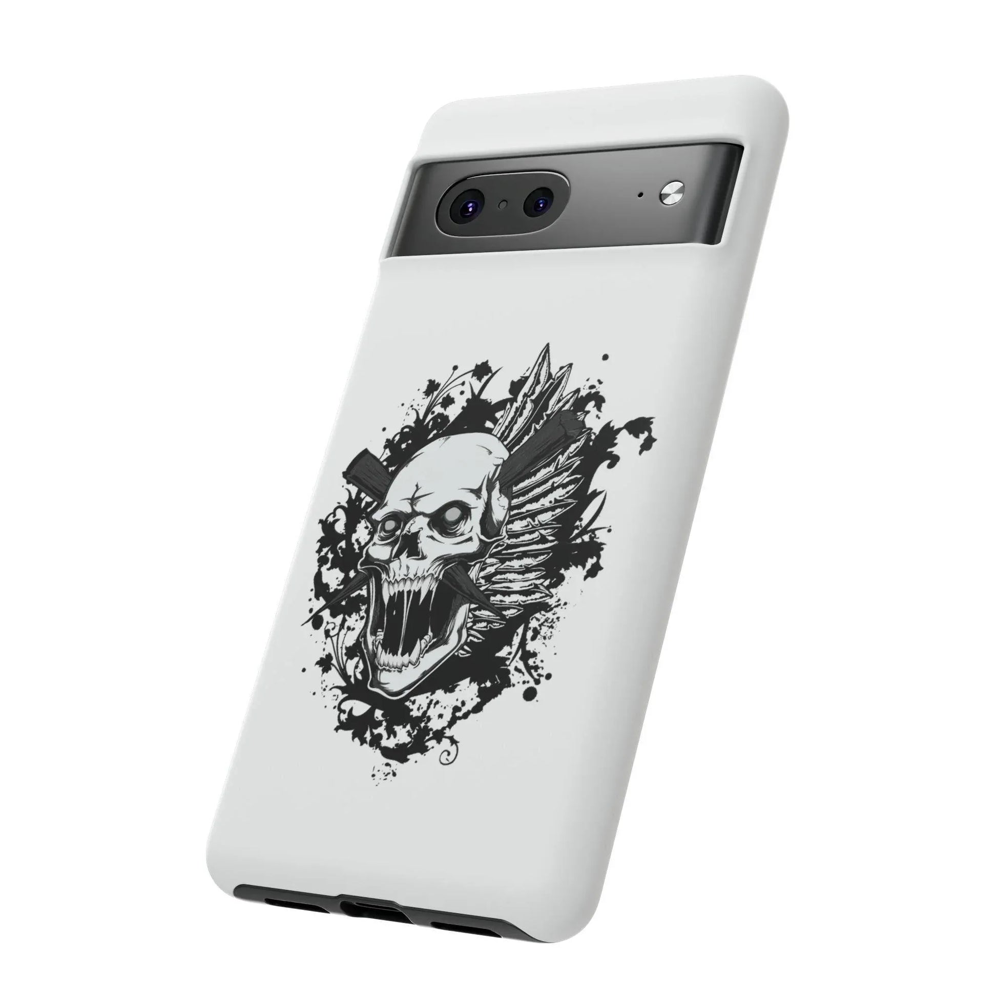 google-pixel-impaled-skull-cover-phone-case-jlr-design-74799 - JLR Design