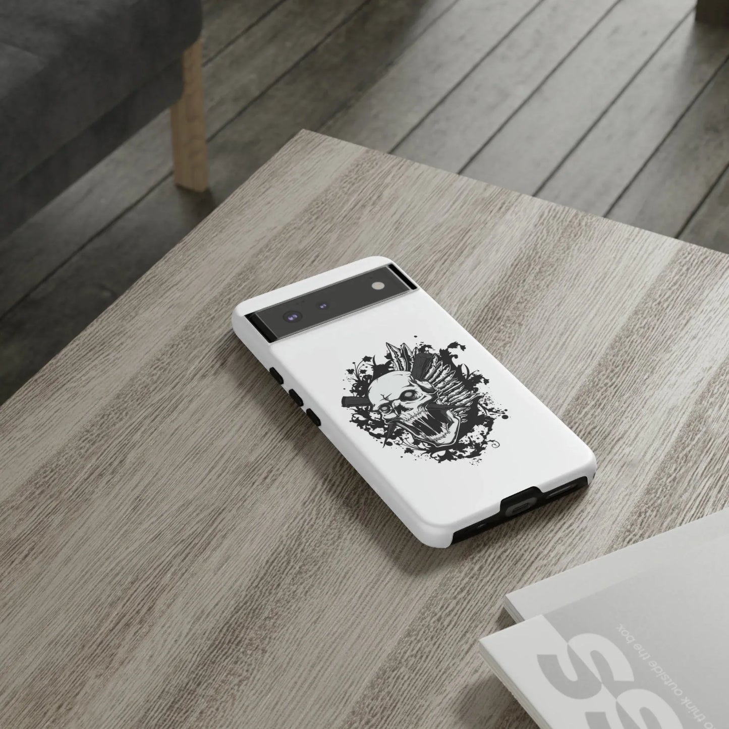 google-pixel-impaled-skull-cover-phone-case-jlr-design-99656 - JLR Design