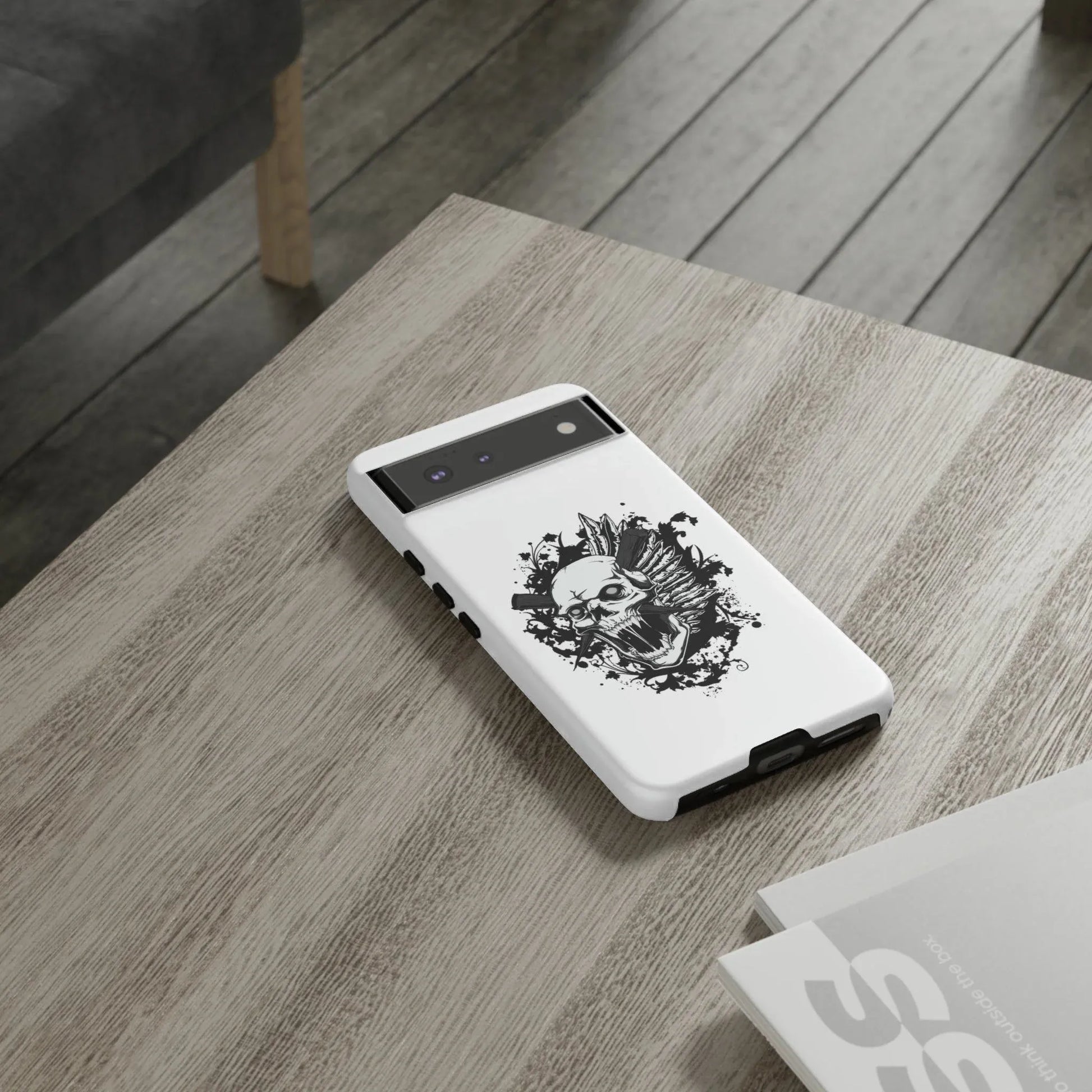 google-pixel-impaled-skull-cover-phone-case-jlr-design-99656 - JLR Design