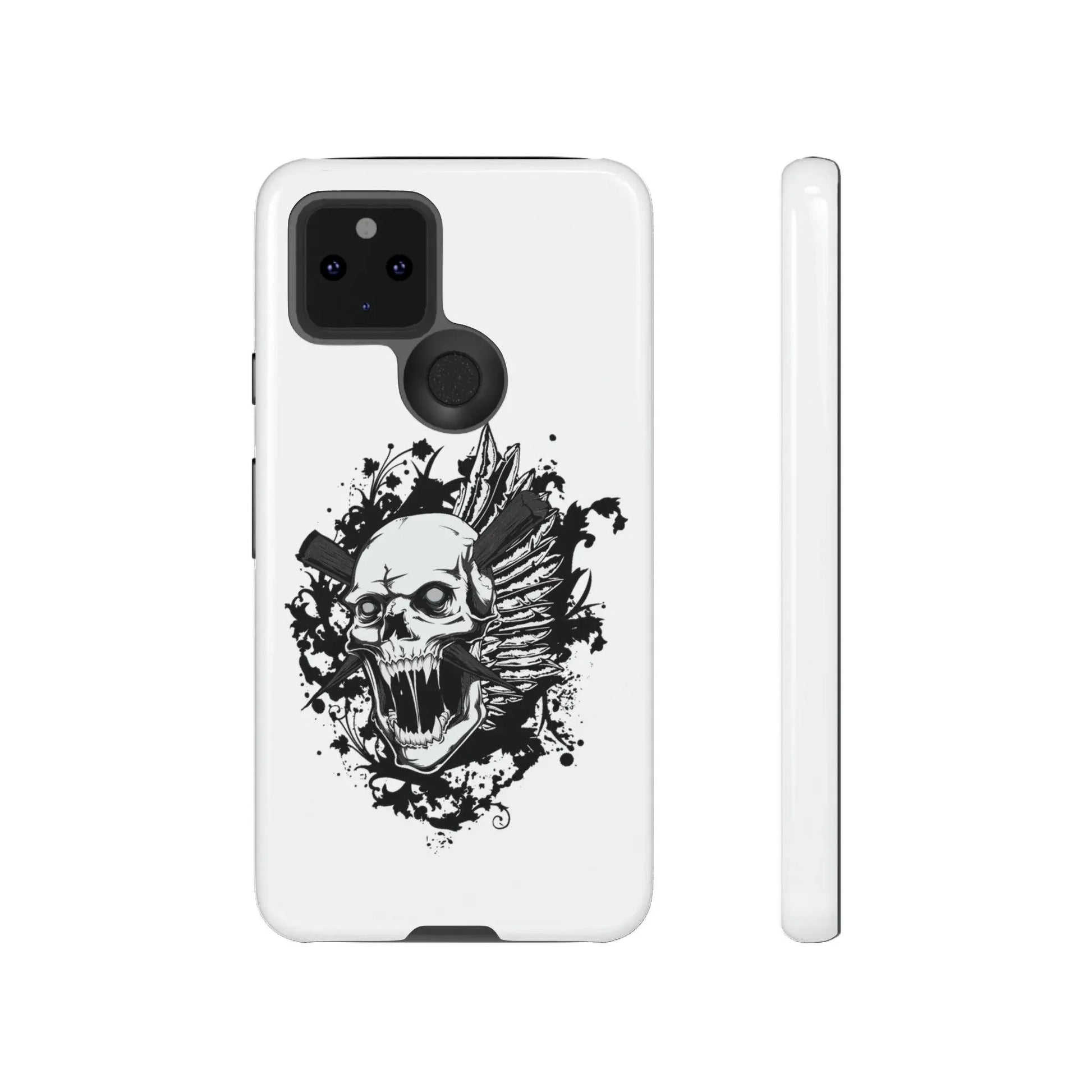 impaled-skull-handyhulle-google-pixel-2-3-4-5-6-7-8-9-a-xl-pro-5g-phone-case-jlr-design-50082 - JLR Design