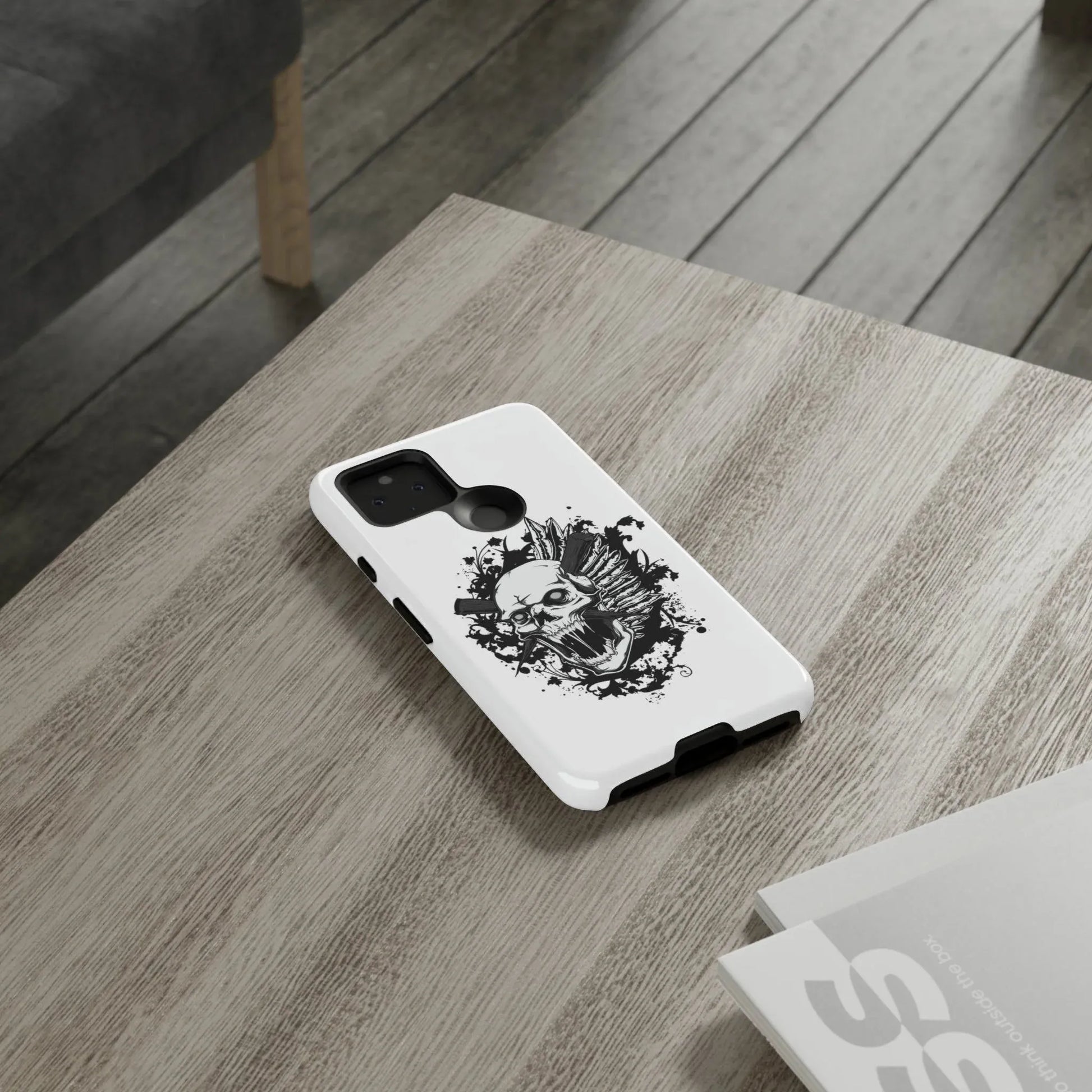 impaled-skull-handyhulle-google-pixel-2-3-4-5-6-7-8-9-a-xl-pro-5g-phone-case-jlr-design-97507 - JLR Design