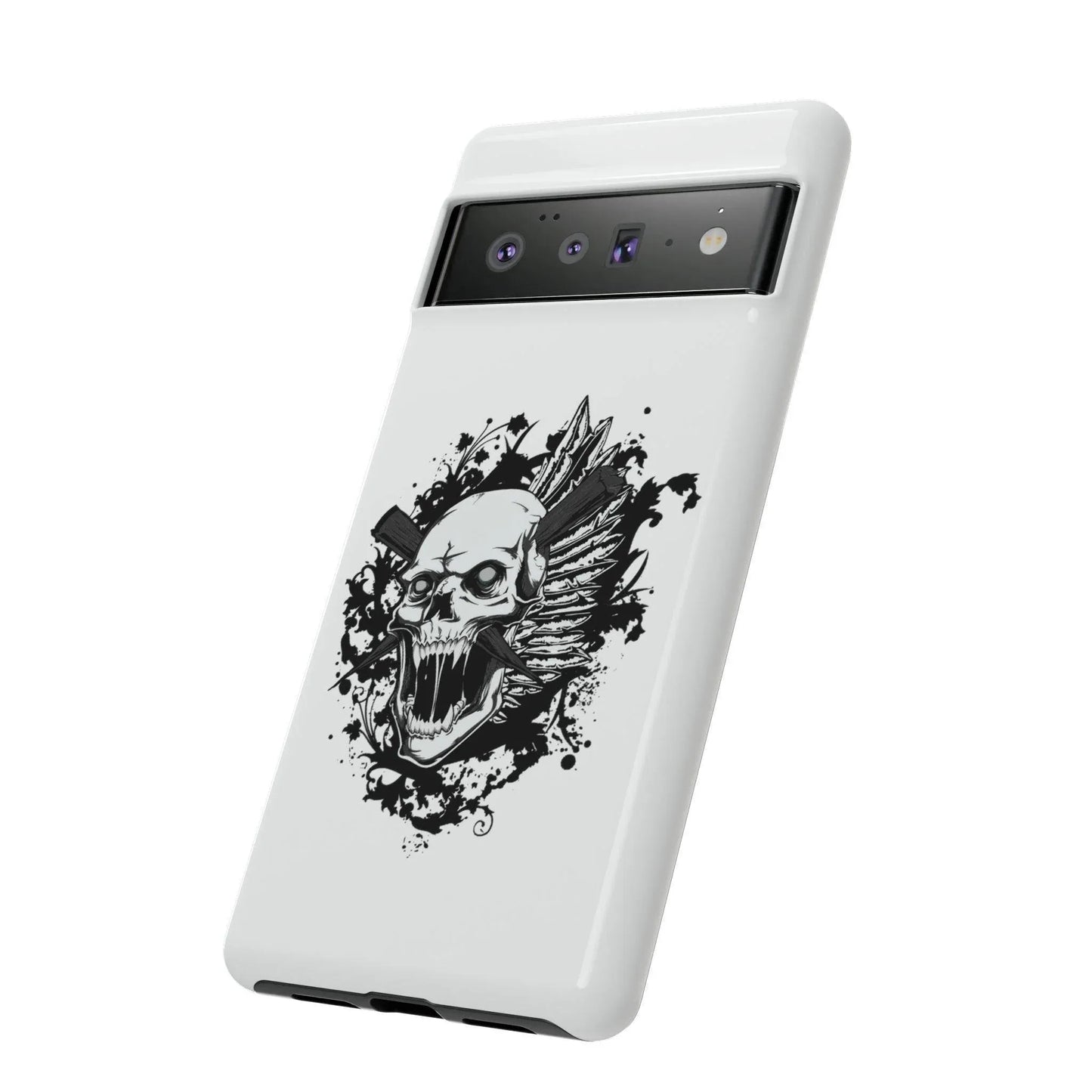 google-pixel-impaled-skull-cover-phone-case-jlr-design-78288 - JLR Design