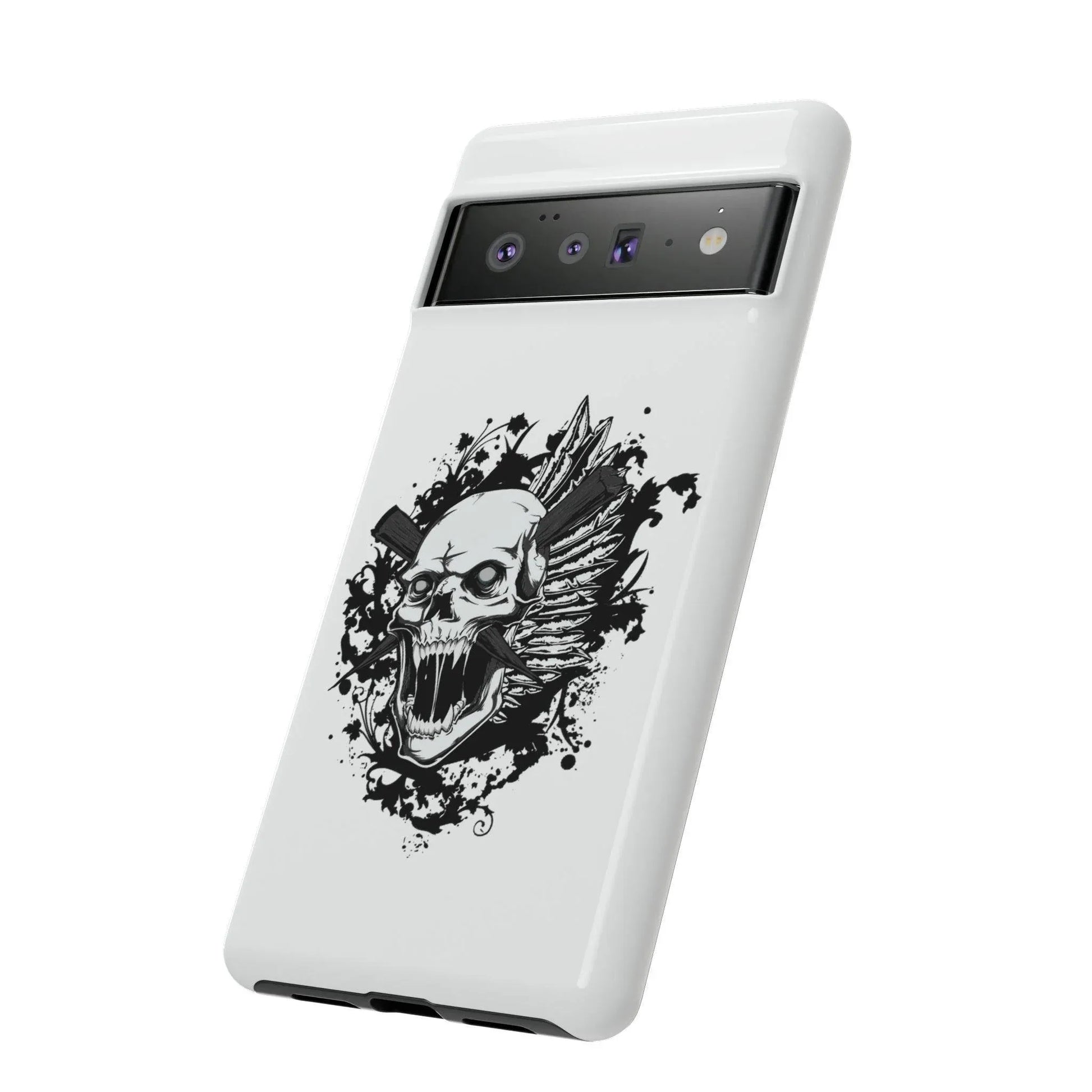 google-pixel-impaled-skull-cover-phone-case-jlr-design-78288 - JLR Design