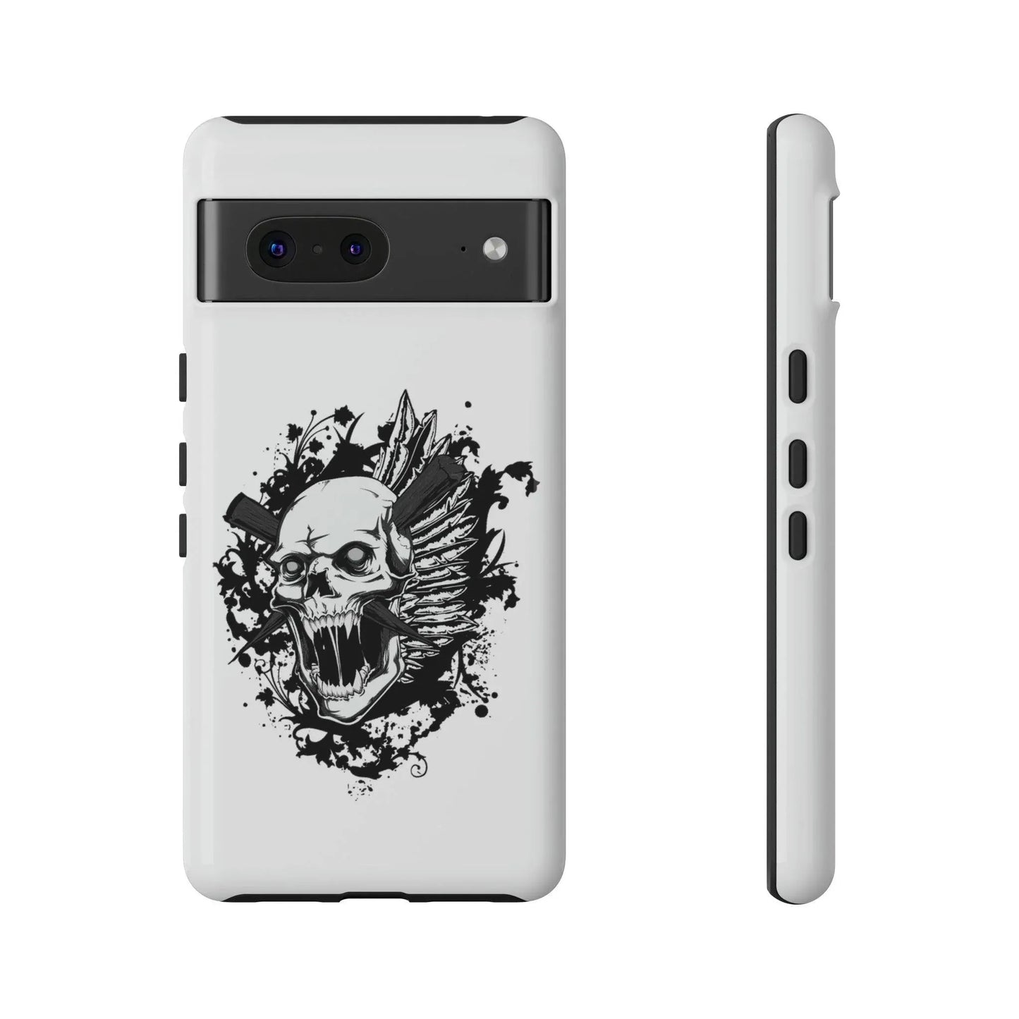 google-pixel-impaled-skull-cover-phone-case-jlr-design-25622 - JLR Design