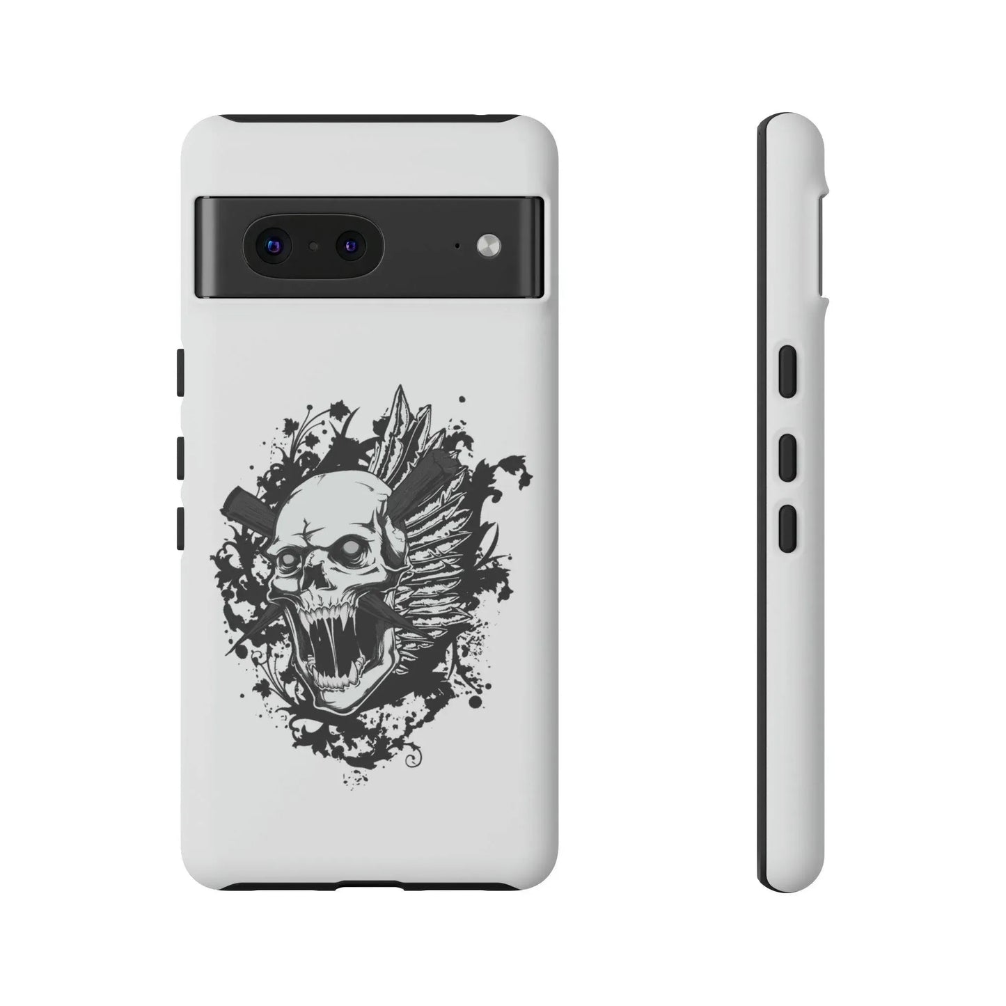 google-pixel-impaled-skull-cover-phone-case-jlr-design-53575 - JLR Design
