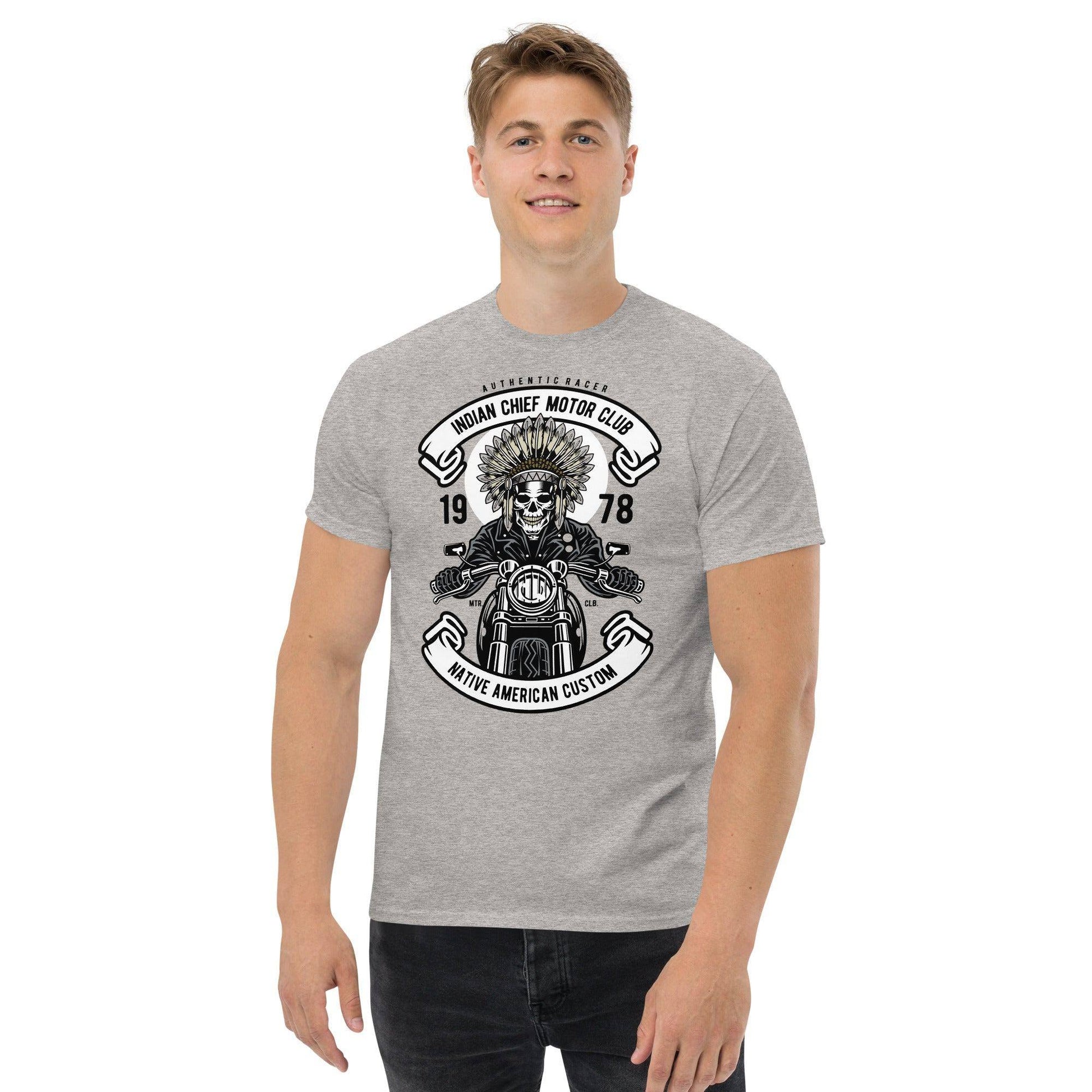 indian-chief-motor-club-herren-t-shirt-t-shirt-jlr-design-89739 - JLR Design