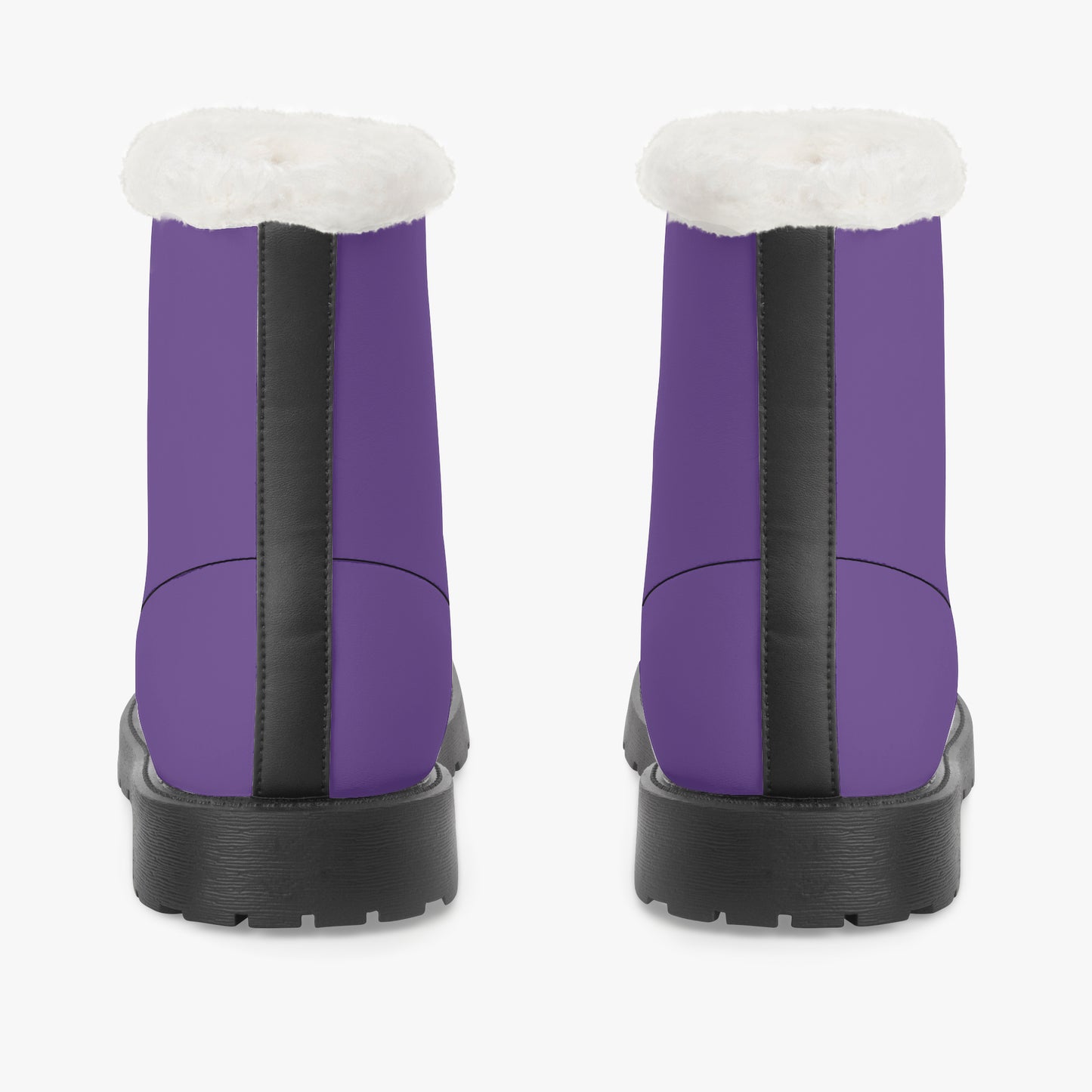 Indigo Faux Fur Leder Boots Boots JLR Design