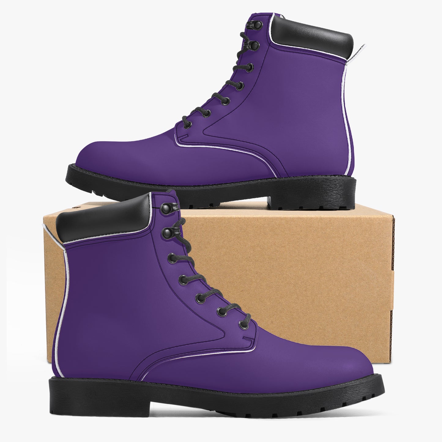Indigo Leder Boots | Stylische und Warme Winterstiefel Boots JLR Design