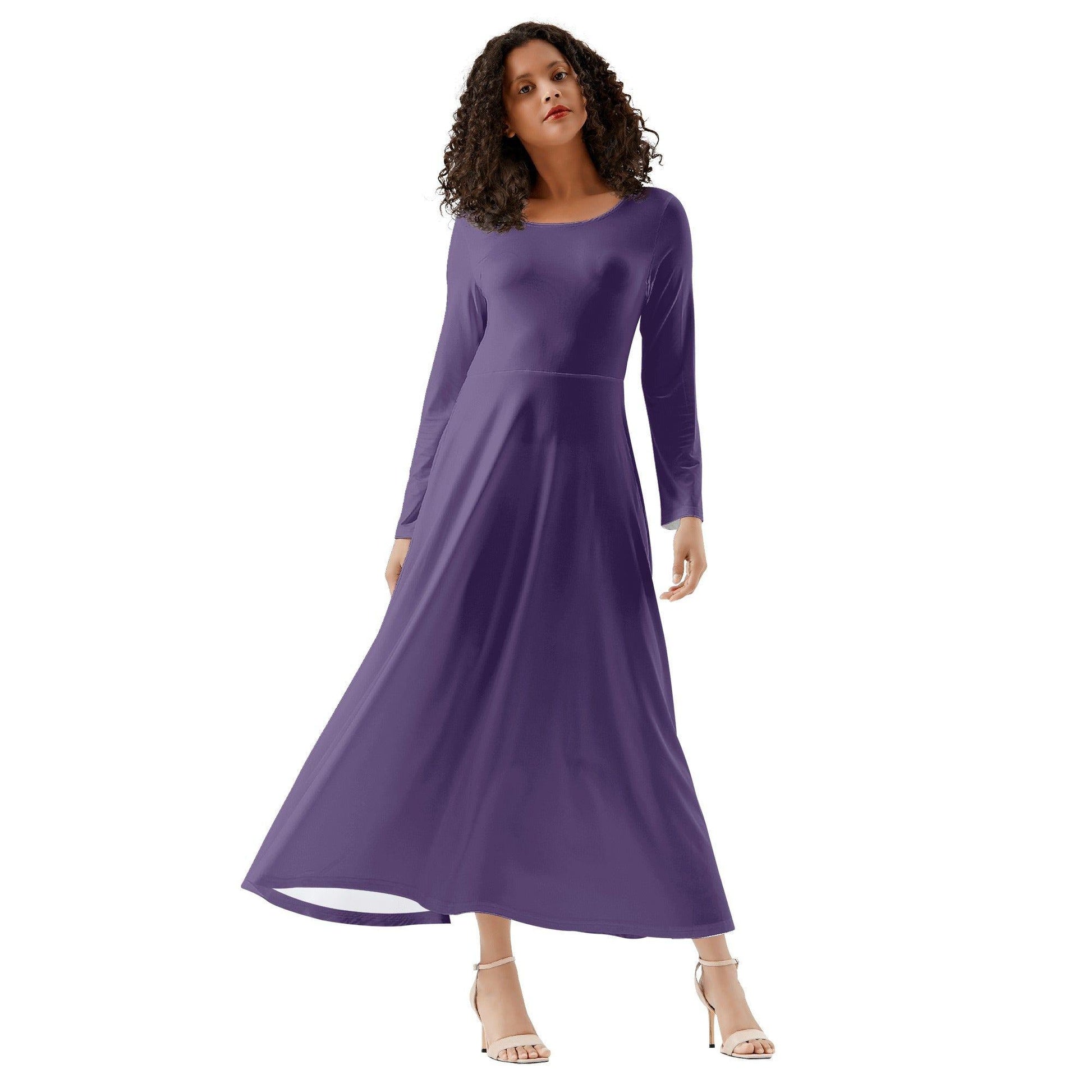 Indigo Long Sleeve Dress Long Sleeve Dress 59.99 Dress, Indigo, Long, Sleeve JLR Design