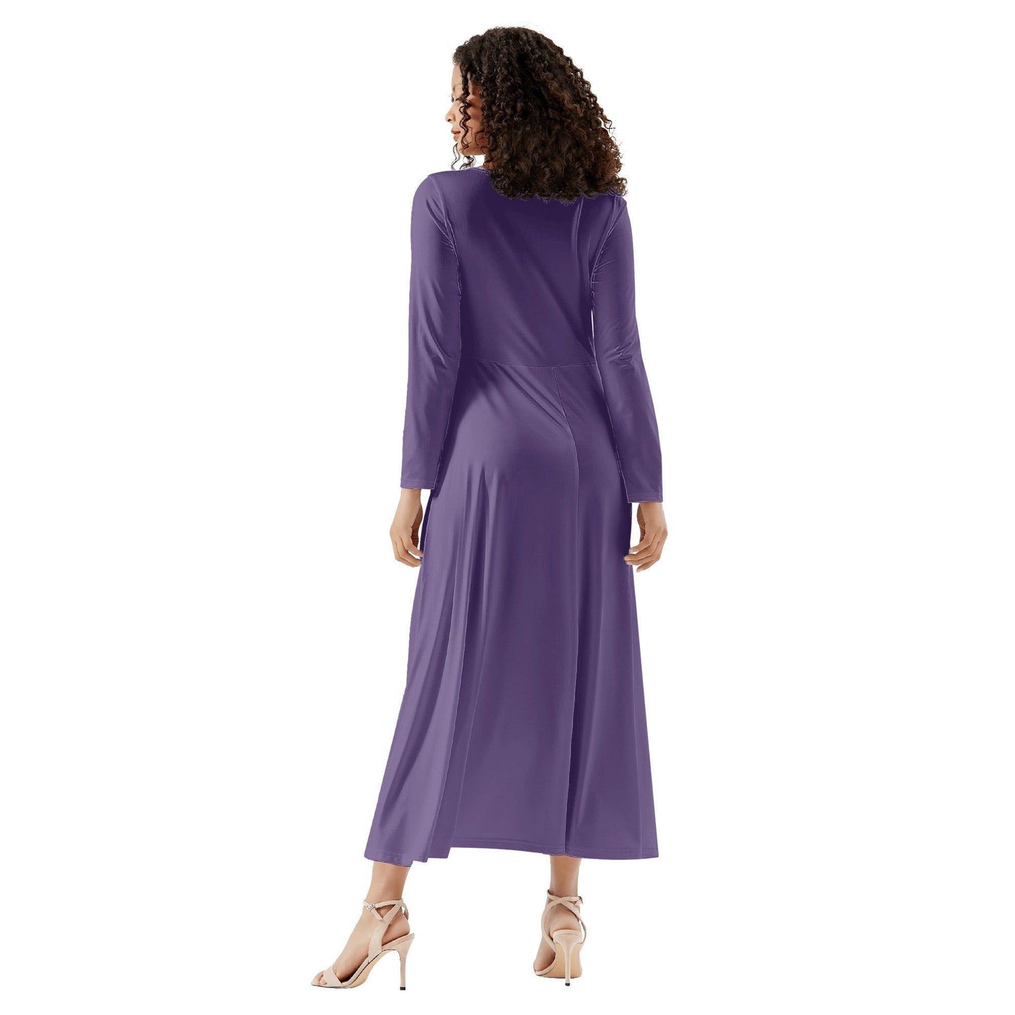 Indigo Long Sleeve Dress Long Sleeve Dress 59.99 Dress, Indigo, Long, Sleeve JLR Design