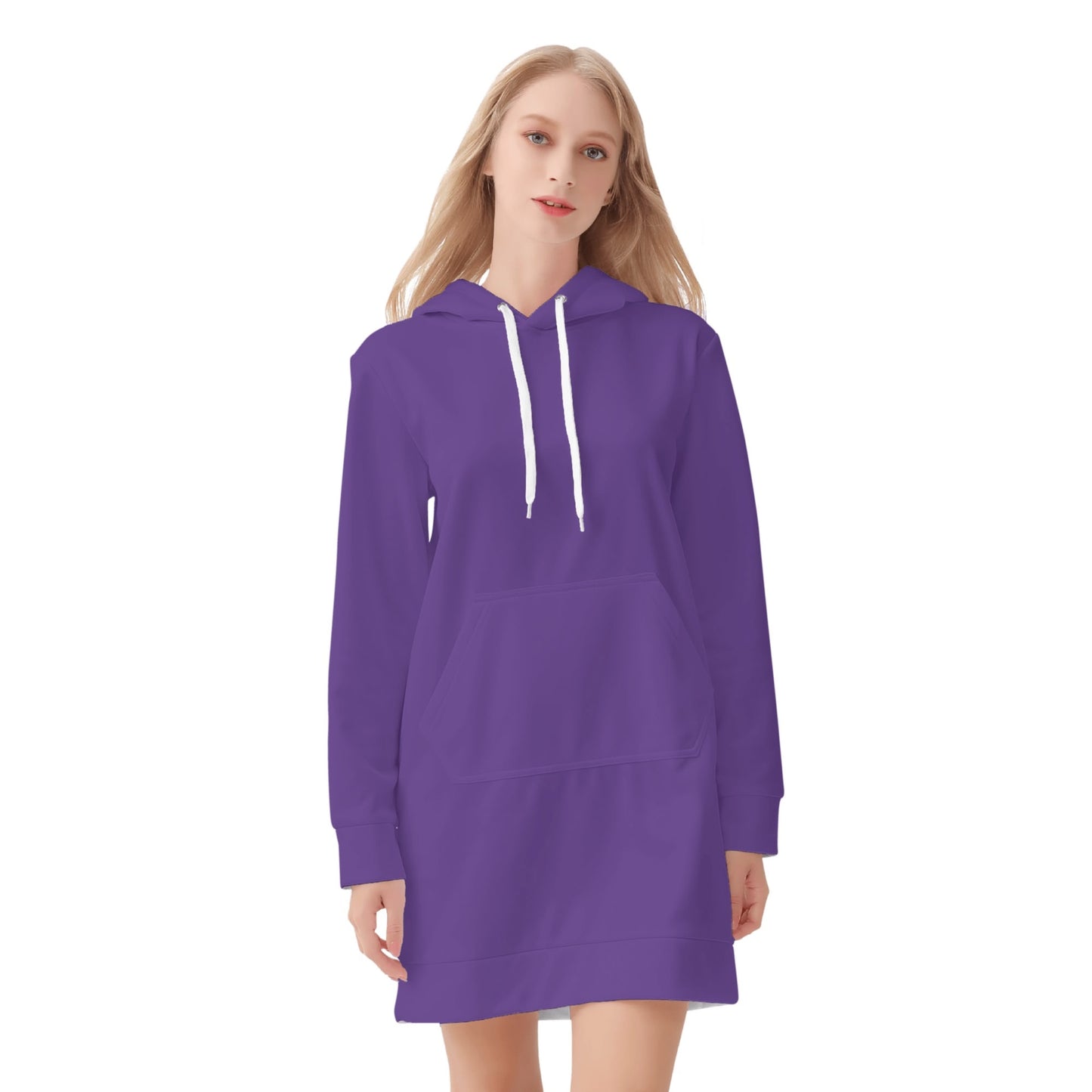 Indigo Velvet Hoodie Dress Hoodiekleid JLR Design