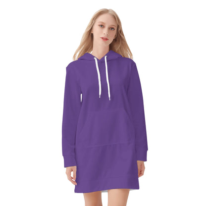 Indigo Velvet Hoodie Dress Hoodiekleid JLR Design