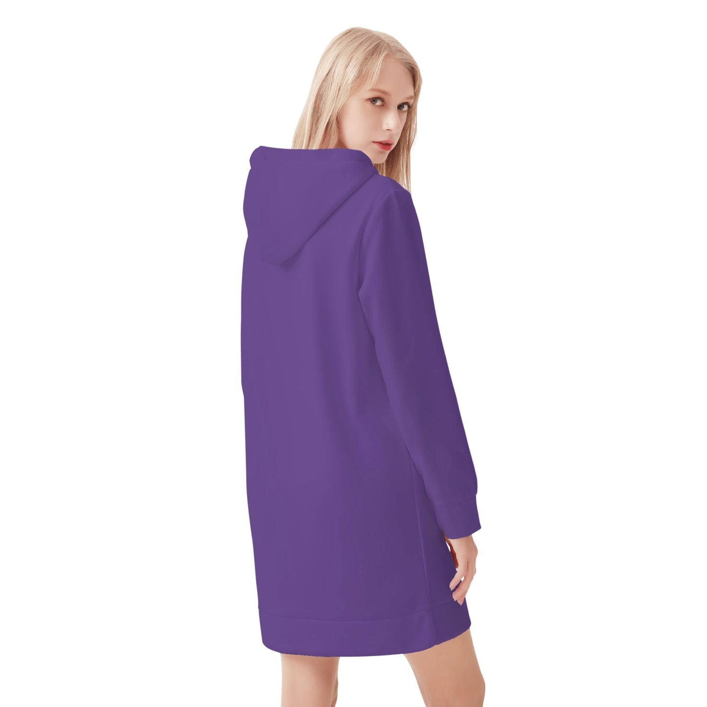 Indigo Velvet Hoodie Dress Hoodiekleid JLR Design