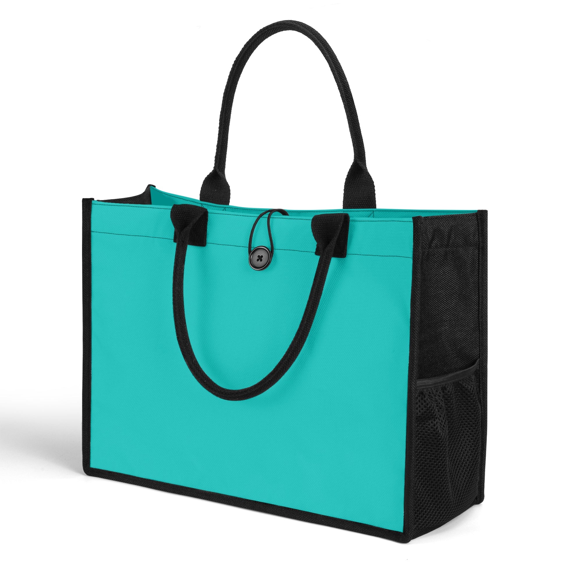 Iris Blue Canvas Shopper Tasche Einkaufstasche JLR Design