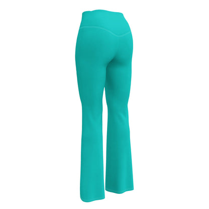 Iris Blue High Waist Flare Leggings Flare Leggings 59.99 Blue, Flare, High, Iris, Leggings, Waist JLR Design