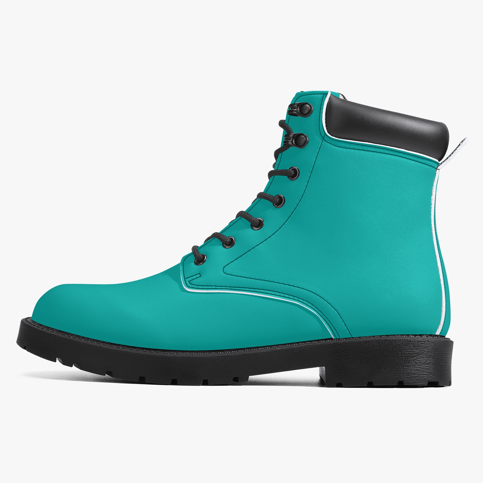 Iris Blue Leder Boots | Stylische und Warme Winterstiefel Boots JLR Design