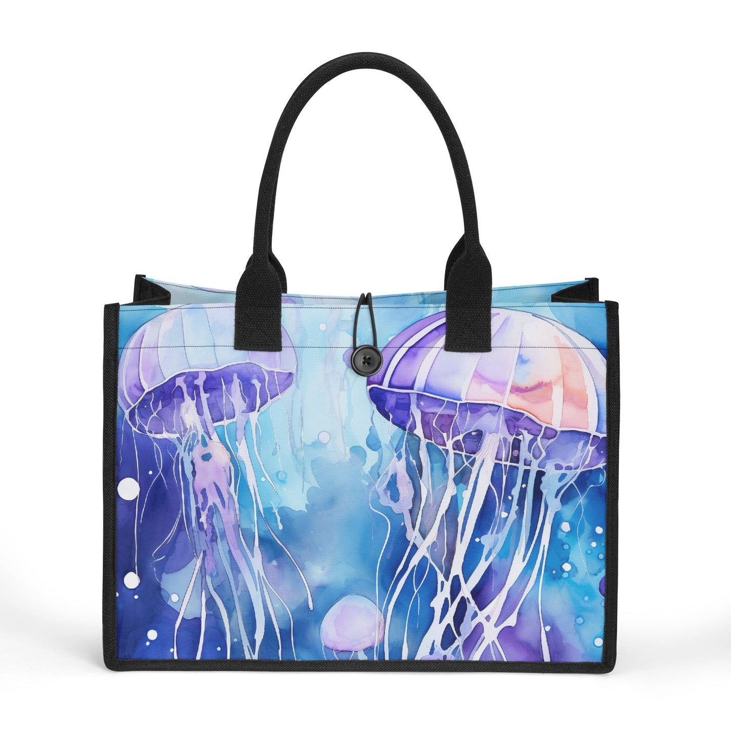 Jellyfish Canvas Shopper Tasche Einkaufstasche JLR Design